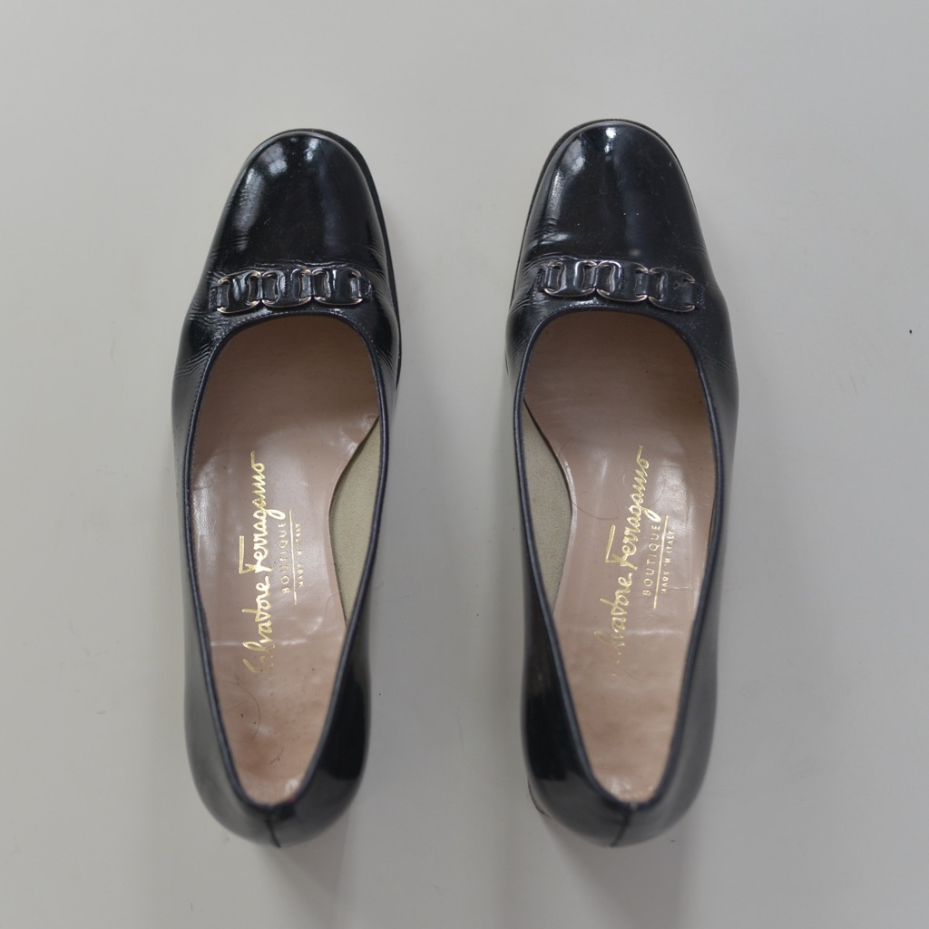 Salvatore Ferragamo Black Shoe